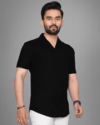 Stylish Cotton Solid Casual Shirt for Men-thumb3