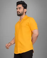 Stylish Cotton Solid Casual Shirt for Men-thumb1