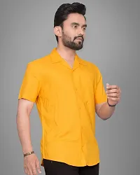 Stylish Cotton Solid Casual Shirt for Men-thumb3