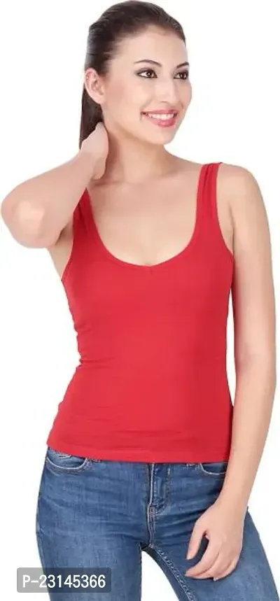 Classic Cotton Blend Camisole Tanktop Pack of 1-thumb0