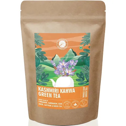 Kashmiri Kahwa Green Tea- Antioxidant Green Tea Green Tea Pouch  (100 g)