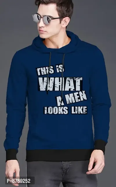 Classic Fleece Printed Hoodie Sweatshirts for Men