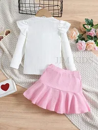 Stylish Cotton Blend Clothing Set for Kids Girl-thumb3