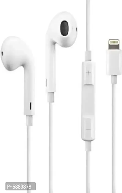 Earphone for iOS Devices with BT Pop Up Window Wired Headsetnbsp;nbsp;(White, In the Ear)-thumb0