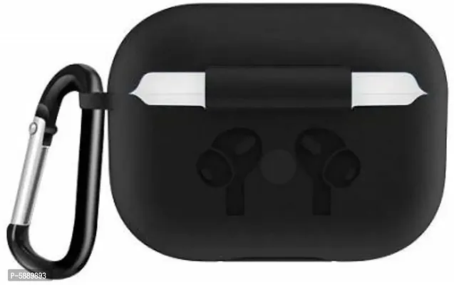 Pouch for Apple Airpod Pronbsp;nbsp;(Black, Silicon)-thumb0
