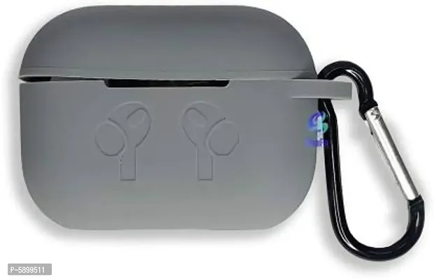 Pouch for Apple Airpod Pronbsp;nbsp;(Grey, Silicon)-thumb0