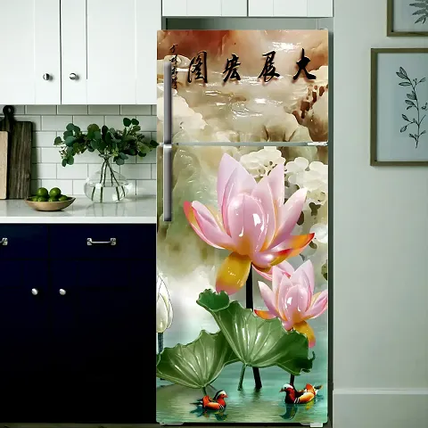 Floral Refrigerator Door Stickers