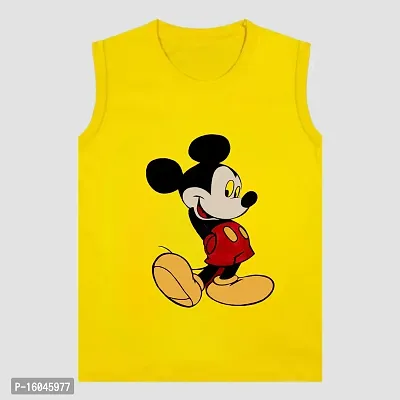 Boys Mickey Mouse Sleeveless Tshirt-thumb0