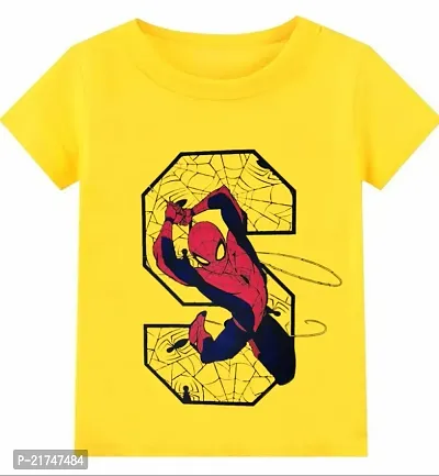 Trendy Boys Spiderman Printed Tshirt-thumb0