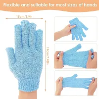 Exfoliating Shower Bath Gloves for Shower,Spa,Massage and Body Scrubs,Dead Skin Cell Remover Solft and Suitable for Men,Women and Children B-50-thumb1