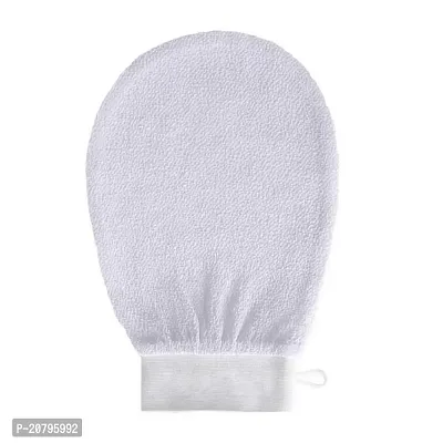 Exfoliating Gloves for Face Body Scrubs Treatments Silk Exfoliator Scrubber or Facial Microdermabrasion for Shower Large Size for Men and Women B-109