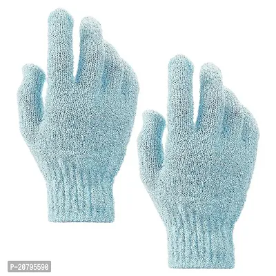 Exfoliating Shower Bath Gloves for Shower,Spa,Massage and Body Scrubs,Dead Skin Cell Remover Solft and Suitable for Men,Women and Children B-61-thumb0