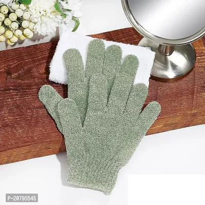 Exfoliating Shower Bath Gloves for Shower,Spa,Massage and Body Scrubs,Dead Skin Cell Remover Solft and Suitable for Men,Women and Children B-34