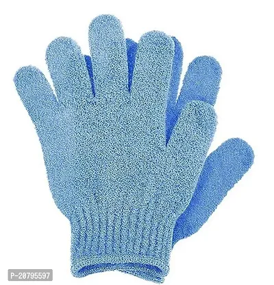 Exfoliating Shower Bath Gloves for Shower,Spa,Massage and Body Scrubs,Dead Skin Cell Remover Solft and Suitable for Men,Women and Children B-66-thumb0