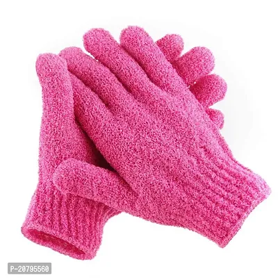 Exfoliating Shower Bath Gloves for Shower,Spa,Massage and Body Scrubs,Dead Skin Cell Remover Solft and Suitable for Men,Women and Children B-45-thumb0