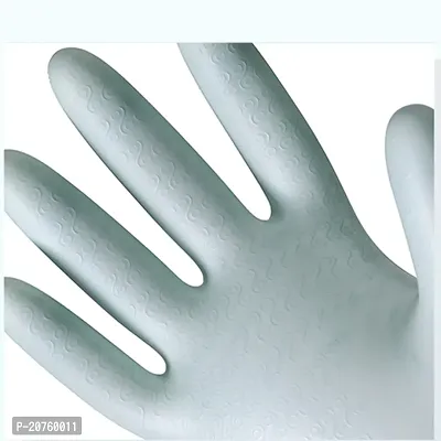 Natural Rubber Dish Washing Kitchen Bathroom Toilet Cleaning Safety Hand Gloves G-94