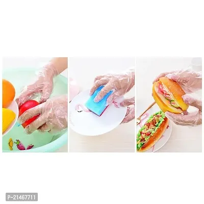 100 Pic Disposable Cleaning Hand Gloves B-20-thumb0