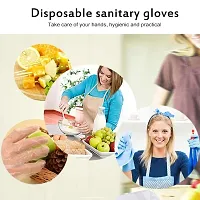 200 Pcs Clear Plastic Gloves, Food Prep Gloves for Cooking Cleaning Safety Food Handling-thumb1