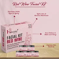 Red Wine Facial Kit For All Types Skin 5 In 1 Formula For Young Skin Long Time (250 G)-thumb2