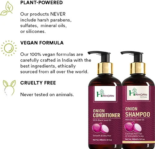 Onion Shampoo Conditioner For Dandruff Hairfall Curly Hair Damaged Hair