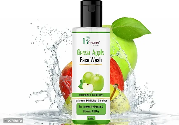 green apple face wash Foaming Built In Face Brush For Deep Cleansing-thumb0