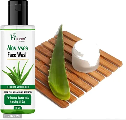 Face Wash with Aloe vera   Soft Smooth Healthy Hydrating Skin Reduce Acne-thumb0