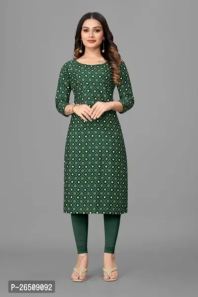 Classic Crepe Printed Kurta Bottom Set for Women-thumb0