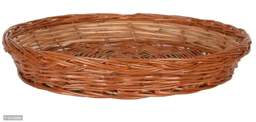 Sturdy Lye Pretzels Wicker Basket-thumb0