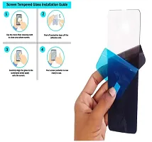 JPTOUCH Compatible With REDMI 12 Smart Mobile Screen Gaurd Imposibal, Pilastic and Fiber Tempered Glass REDMI 12-thumb3