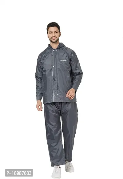 Premium Quality Solid Waterproof Unisex Raincoat-thumb0