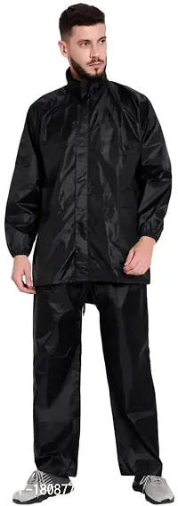 Premium Quality Solid Waterproof Unisex Raincoat-thumb0