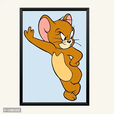 NOKKES Tom And Jerry Photo Frame Wall Poster 8X12 In Printed Poster Photo Paper 300Gsm Photo Frame For Wall Decoration _16