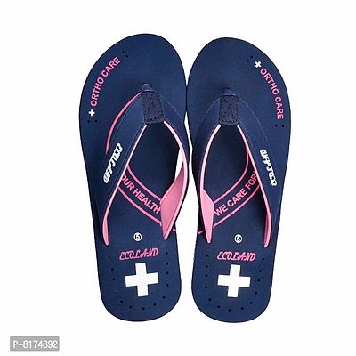 Classy EVA Printed Flip Flops for Women-thumb0