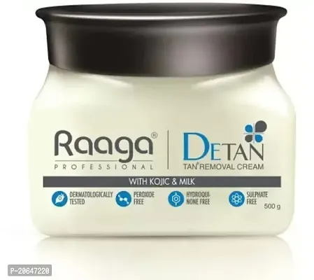 Raaga Professional De-Tan Tan Removal Cream Kojic  Milk,500g-thumb0