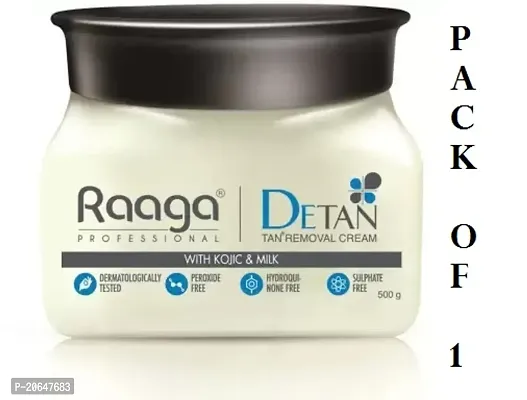 Raaga l De-Tan Tan Removal Cream Kojic  Milk,500g-thumb0