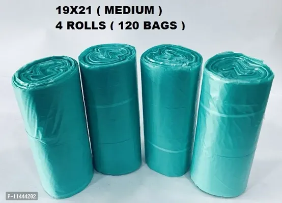 BROUST oxo biodegradable dustbin cover 19x21 oceangreen 04 roll  medium