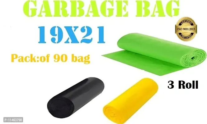 Garbage Bags 3 Rolls For Multipurpose Uses