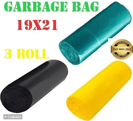 Garbage Bags 3 Rolls For Multipurpose Uses