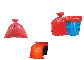 H R Dustbin bags \OXO-Biodegradable Garbage Bags |  MULTICOLERD bags |garbage/dustbin bag pack of 03 ROLL Medium 19*21 in-thumb2