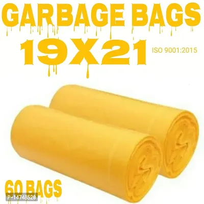 bruost oxo biodegradable dustbin cover 19x21 Yellow  2 roll medium