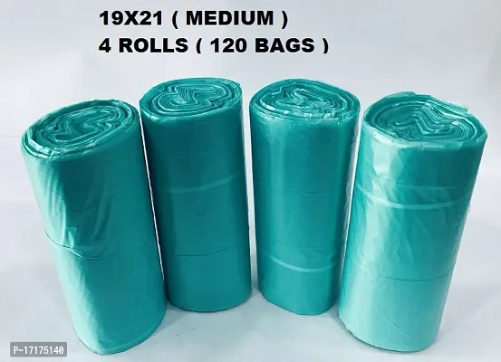 BROUST oxo biodegradable dustbin cover 19x21 ocengreen  4 roll medium-thumb0