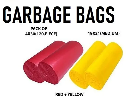 Yellow Biodegradable Garbage Bags