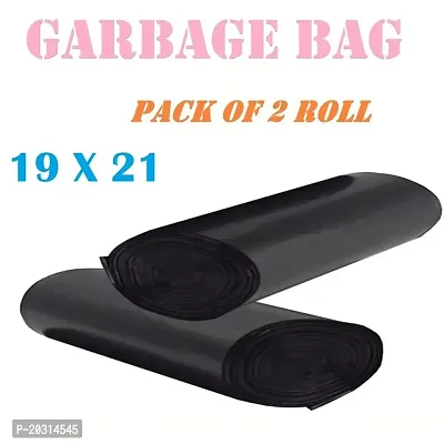 BROUST oxo biodegradable dustbin cover 19x21 black  Pack Of 2 roll medium-thumb0