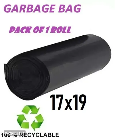 HR OXO-Biodegradable Black Garbage Bag 17x19 Pack of 01 ( 30 Pcs ) small