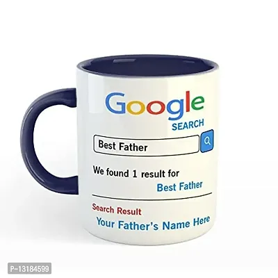 Kreative Canvas - Personalized Family - Best Father Tea/Coffee/Milk Mug Royal Blue 350 ml / 3.7 inch