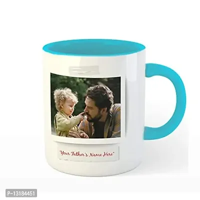 Kreative Canvas - Personalized Family - Best Father Tea/Coffee/Milk Mug Blue 350 ml / 3.7 inch-thumb2