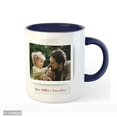 Kreative Canvas - Personalized Family - Best Father Tea/Coffee/Milk Mug Royal Blue 350 ml / 3.7 inch-thumb2