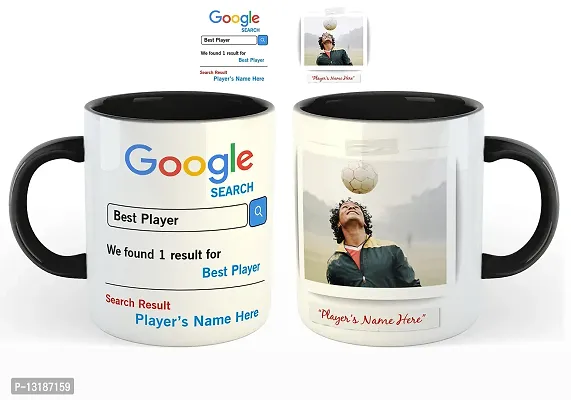 Kreative Canvas - Personalized - Best Player Tea / Coffee / Milk Mug Black 350 ml / 3.7 inch-thumb3