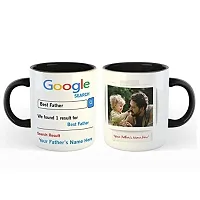 Kreative Canvas - Personalized Family - Best Father Tea/Coffee/Milk Mug Black 350 ml / 3.7 inch-thumb2