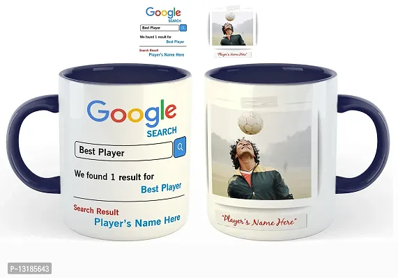 Kreative Canvas - Personalized - Best Player Tea / Coffee / Milk Mug Royal Blue 350 ml / 3.7 inch-thumb3